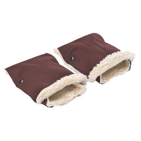 Guantes de lana para el manillar del carrito Nativo Winter Marrón