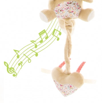 Juguete musical 4Baby MUSIC TOY Zorro Marrón/Beige