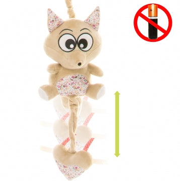 Juguete musical 4Baby MUSIC TOY Zorro Marrón/Beige