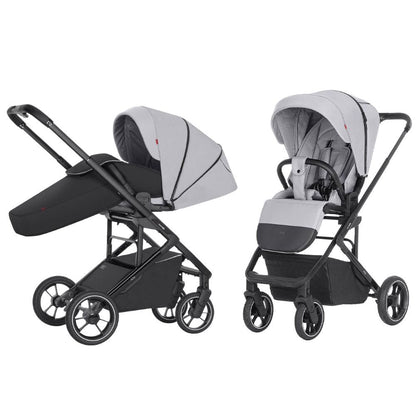 Carucior sport premium compact max. 22 Kg protectie UV UPF 50 invelitoare picioare Carrello Alfa CRL-5508 Feather Grey