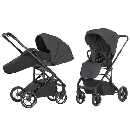 Carucior sport premium compact max. 22 Kg protectie UV UPF 50 invelitoare picioare Carrello Alfa CRL-5508 Graphite Grey