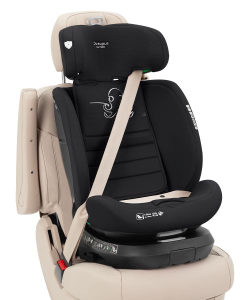 Scaun auto rotativ 360° SPS Carrello OCTOPUS i-SIZE 40-150 cm ISOFIX Deepwater Grey scaun-auto