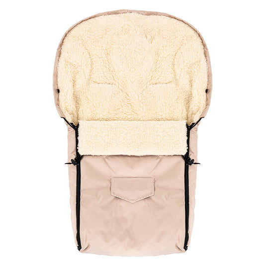 Sac de dormit impermeabil de lana Nativo Winter 95x40 cm Cappuccino